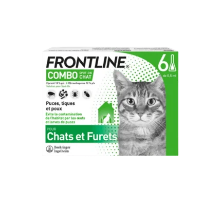 Frontline combo chat et furets