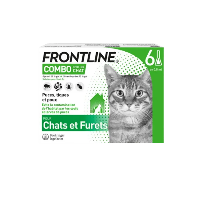 Frontline combo chat et furets